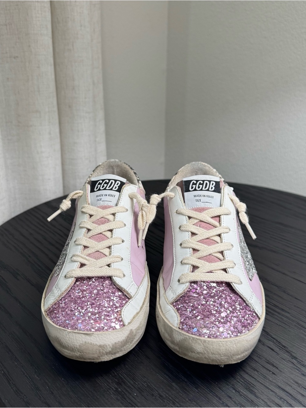 Golden Goose Superstar Sneakers Glitter Multi Pink 36. New without box/dustbag. - Picture 2 of 8
